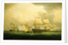 The cutter 'Mary Ann' and HMS 'Sylph' by Thomas Whitcombe