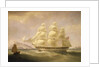 The East Indiaman 'Triton' by William John Huggins