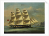 The barque 'Troas' by Chinese School