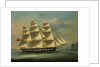 The barque 'Troas' by Chinese School