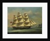 The barque 'Troas' by Chinese School