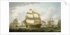 The 'Victory' sailing from Spithead by Robert Dodd