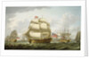 The 'Victory' sailing from Spithead by Robert Dodd