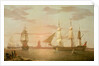 The East Indiaman ''Warley'' by Robert Salmon