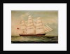 The ship 'Windhover' by British School