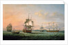 The East Indiaman 'York' and other vessels by Thomas Luny