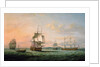 The East Indiaman 'York' and other vessels by Thomas Luny