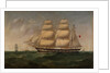 The barque Rajah of Sarawak by Samuel Walters
