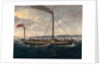 The paddle steamer 'British Queen' by British School