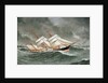 The barque 'Camphill' in a rough sea by Joseph Fannen