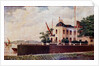 Pierhead House at the Shadwell entrance to London Docks, 1896 by C. W. Fleetwood