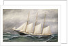 The schooner 'Robert Ingle Carter' by Solon Francis Montecello Badger