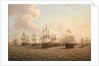 Rodney's fleet taking in prizes after the Moonlight Battle, 16 January 1780 by Dominic Serres the Elder