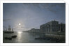 The Thames and Greenwich Hospital by moonlight by Henry Pether