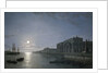 The Thames and Greenwich Hospital by moonlight by Henry Pether