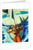 The barque 'Birkdale', view aft from the bowsprit by John Everett