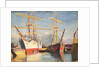 The 'Castle Holme' in Surrey commercial dock by John Everett