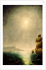 Moonlight view over Table Bay showing Halley's comet by Charles Piazzi Smyth