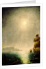 Moonlight view over Table Bay showing Halley's comet by Charles Piazzi Smyth