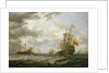 The 'Brederode' off Hellevoetsluis by Simon de Vlieger