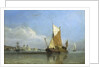 Hay barge off Greenwich by Edward William Cooke