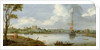 Greenwich Palace from the north east with a man-of-war by unknown