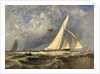 The 193 ton yacht 'Alarm' in a light swell by JM Gilbert