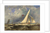 The 193 ton yacht 'Alarm' in a light swell by JM Gilbert