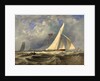 The 193 ton yacht 'Alarm' in a light swell by JM Gilbert