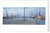 Docks at Goole, early morning, 1971 by Richard Ernst Eurich