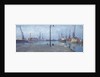 Docks at Goole, early morning, 1971 by Richard Ernst Eurich
