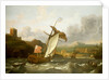 An English yacht sailing into Plymouth by Ludolf Bakhuizen