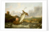 An English yacht sailing into Plymouth by Ludolf Bakhuizen
