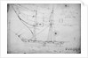 Sketch of sailing vessel 'Daring' and detail of her figurehead by Thomas Robert Strickland