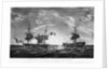 Situation of the Honble East India Compys Ship Warren Hastings...and the French Frigate La Piemontaise.. on June 21st, 1806... after the Action by Thomas Whitcombe; Joseph Jeakes