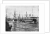 Shipping at low tide, Swansea by unknown