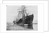 'Mary of St Ives' and unidentified vessel at mooring, Swansea by unknown