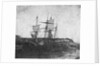 Vessels aground at low tide, Swansea by unknown