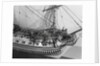 Rigging detail of a full hull model of the 'Yarmouth' (1745) by unknown