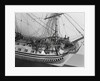 Rigging detail of a full hull model of the 'Yarmouth' (1745) by unknown