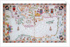 Chart of the Mediterrean, 17th century by Cavolini