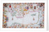 Chart of the Mediterrean, 17th century by Cavolini
