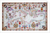 Chart of the entire Mediterrean, 17th century by Cavolini