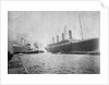 Passenger liner 'Titanic' (Br, 1912) Oceanic Steam Nav Co Ltd, (Ismay Imrie & Co Ltd, managers) (White Star Line): at Belfast with the 'Olympic'; bow just out of picture by unknown