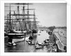 Sailing vessels moored on the River Hooghly at Calcutta by Unknown