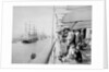 Deck scene, Port Said, onboard the RMS 'Orizaba' (1886) by unknown