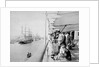 Deck scene, Port Said, onboard the RMS 'Orizaba' (1886) by unknown