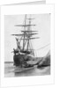 Brig and barque at low tide, Swansea by unknown