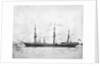 Photograph of the 'Volage' with her funnel down by unknown
