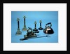 Copper kettle, brass candlesticks, tobacco cutter, toasting fork by Albert Edward Jew